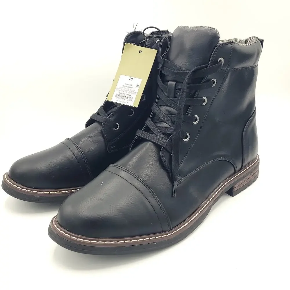 New goodfellow & co black jeffrey boots size 10